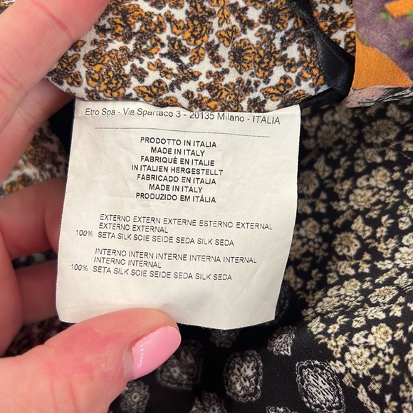 Beautiful long etro skirt size 40 floral pattern maxi - Picture 7 of 8